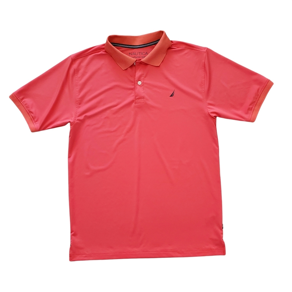 NAUTICA Boy's Solid Short Sleeve Polo Size XL (18/20)